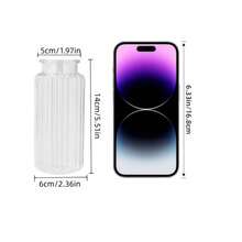 2/5/8/10pcs Shatterproof Transparent Plastic Cylindrical Vase, Thickened Bohemian Style Party Decoration Suitable For Various Festivals, Weddings, Birthday Parties, Home Decor, Shatterproof Round Vase For Flower Arrangement And Minimalist Table Centerpiece, Wedding Desktop Decoration - View 8