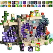 75/125pcs Desert Treasure Hunt Theme Magnetic Building Blocks, Ruins And Oasis Pattern Bricks, DIY Desert Scene Assembly, Parent-Child STEM Stacking Educational Toy, Children's Birthday Holiday Gift - Multicolor - View 9