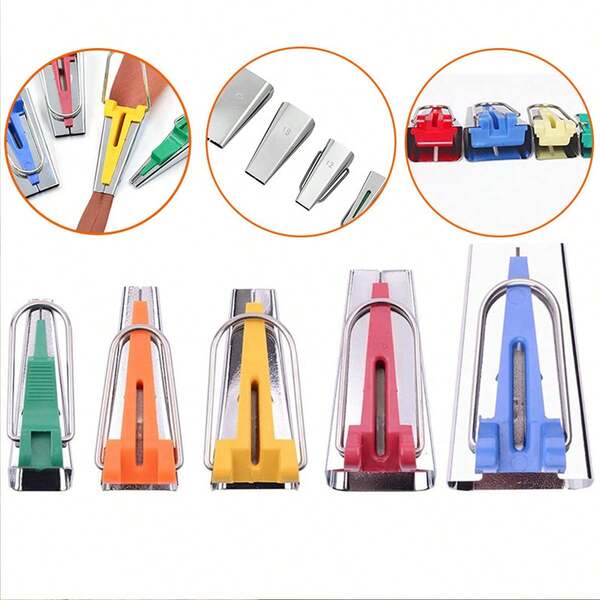 3pcs/4pcs/5pcs Binding Maker DIY Hemming Tool For Handmade Sewing