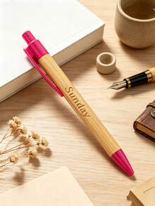 Pulpen Bambu Berwarna-warni dengan Logo Teks Kustom, Bahan Bambu, Tulisan Halus, Cocok untuk Kantor, Penandatanganan Bisnis, Catatan Rapat, Memo, Pembelajaran, Ujian, Tanda Tangan dan Berbagai Acara Lainnya, Pulpen Netral untuk Siswa Sekolah, Pulpen untuk Penandatanganan Dokter - MultiWarna - View 6