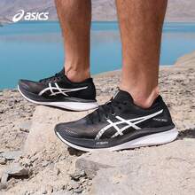 Asics Women Running Shoes - 黑色/白色 - 查看 1