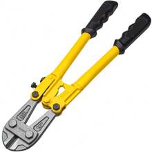 Alicate de Corte 14" para Ferro e Aço, Ferramenta Manual com Cabo Emborrachado e Lâminas Reforçadas, Ideal para Cortar Vergalhões e Correntes. - amarelo - Visão 6
