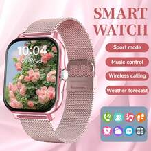 2026 New Smart Watch, Designed For Fashionable Young Women, Men And Couples. Supports Wireless Calling, Music Control, Compatible With Android/IOS Phones. Ideal Gift For Parties, New Year, Valentine's Day, Easter, Muslim New Year And Holidays. - Upgraded Multi-color - View 16