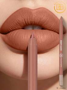 beauty glazed Lápiz delineador de labios mate, set de delineadores de labios nude de alto pigmento, delinea y rellena los labios, resistente al agua y de larga duración, crea un maquillaje natural, delineador de labios marrón, para mujeres - #101 - Ver 1
