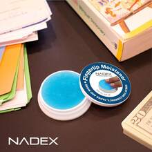 Nadex 3 Pack Fingertip Moistener Pads, Blue - Non-Slip Counting Cash Bills Separating Documents - Finger Moisturizer  Greaseless Odorless - ColorA - View 7