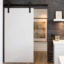 SAILUN Sliding Door Kit 183/200/366cm Barn Door Sliding Track Set Heavy Duty Hardware Rail System Quiet Rolling Kit Include Roller And Guide For Single Door - 183cm, 6ft - View 7