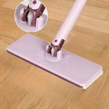 Multifunctional Mop, Multi-Purpose Disposable Towel Mop, Long Handle, No Hand Washing, Clip-On Towel Mop, Suitable For Bathroom, Toilet, Kitchen, Glass, Wall Dusting - Plastic Material, Essential Home Cleaning Tool - A - View 4