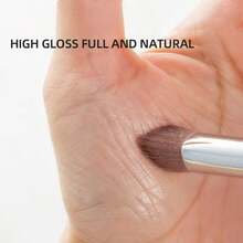 1/2 Peças Pincel de Correção de Olhos, Pincel de Correção Angular, Pincel de Correção com Cabeça Triangular, Pincel de Maquiagem Macio para Pálpebras, Pincel Multifuncional para Rosto e Iluminador para Mulheres - Multicolorido - Visão 6