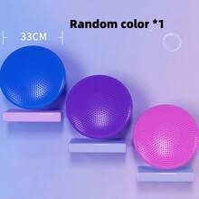 Multifunctional Yoga Half Balance Dome Trainer With Raised Massage Dot Surface Anti-Burst Anti Slip Indoor Abdominal Core Workout Fitness Gear Random Color Delivery - A - View 12