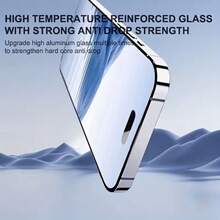 CASECOPS 4pcs High Definition Transparent Tempered Glass Screen Protector, Compatible With IPhone 17/16/15/14/13 Series, 9D Curved Edge, High Transparency, Anti-Scratch, Easy Installation - 4pcs - View 4