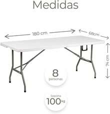 Folding Tables - White - View 2