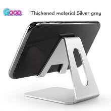 1pc Metal Mobile Phone Stand, Portable Phone Holder, Transparent Desktop Phone Bracket, Suitable For Various Smartphones, Tablets, Desktop Accessories And Home Office Supplies - Rose Gold - View 8