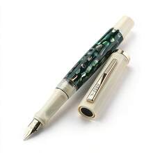 Jinhao 58 Fountain Pen With Abalone Shell Inlay Acrylic Barrel Gold-Plated Nib Office Signature Writing Pen Business Luxury Gift Pen, Back To School - 58 - View 24