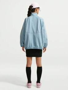 Nike Women's AS W NK WR Denim Jacket IV4962-440 - Blue - View 5