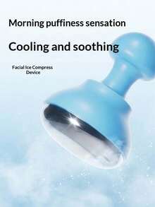 1pc Cooling Facial Ice Massage Roller, Relieves Morning Puffiness And Sunburn - Multicolor - View 8