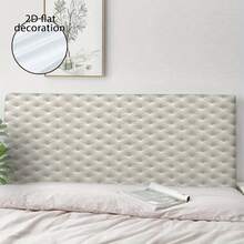 1Pc Headboard Cover, A Light Luxury Modern Minimalist 20D Printed Pattern Headboard Protector, Suitable For All Seasons, Compatible With Various Headboards, Perfect For A Cozy Bedroom Decoration - Multicolor - View 5