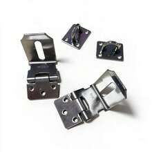 Thickened Stainless Steel Lock Plate Buckle Door Window Anti-Theft Security Bolt Wooden Door Cabinet Door Fixed Clasp Hardware Accessories - Multicolor - View 9