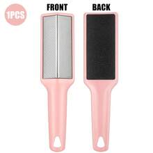 1pc Professional Foot Care Pedicure File, Stainless Steel Foot Rasp, For Removing Hard Skin And Calluses, Foot Scrubber, Dry And Wet Use - Multicolor - View 8