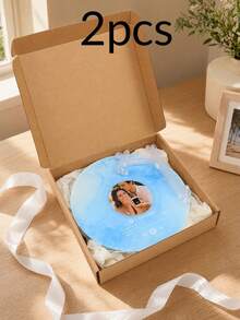 Custom Acrylic Record Plaque, Personalized Music Keepsake Decor, Vintage Home Display, Customized Photo Memory Gift, Customizable Picture & Text Anniversary Keepsake, Wedding Gift, Valentine'S Day Gift, Birthday Gift, Christmas Gift, Desktop Decor - Style a - View 8