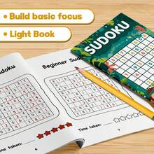Sudoku Books For Kids Set Of 4 Designed By Age For Preschool Children Elementary Students And Older Learners With Beginner Intermediate Advanced And Challenge Levels Spiral Bound Logic Practice For Focus Math Thinking And Travel - Logic and Thinking Sudoku - View 6