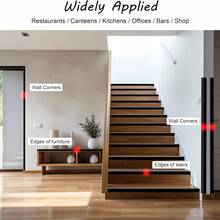 3pcs 19.68x0.78in Self-Adhesive Aluminum Alloy Wall Corner Guard Decorative Strip, Metal Decorative Edge Protection Strip, Suitable For Tile Walls, Door Frames, Cabinets And Baseboards - 50 cm - View 9