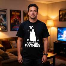 The Father Shirt, Fathers Day Gift - Black - View 3