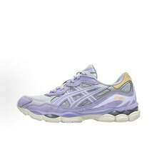 ASICS Gel-NYC Sneakers - Authentic Unisex Retro Lifestyle Running Shoes | Viral 2026 Sportstyle Urban Trainers | Premium Gel Technology Cushioning | Durable Suede & Mesh Performance Footwear | Classic Comfort Daily Sneakers - 灰紫色 - 查看 1