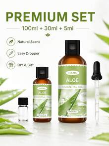 100%純純蘆薈精油，香氣濃郁持久，適用於擴香機、擴香石、加濕器、臥室、車內、房間、浴室等 - 蘆薈精油 - 查看 10