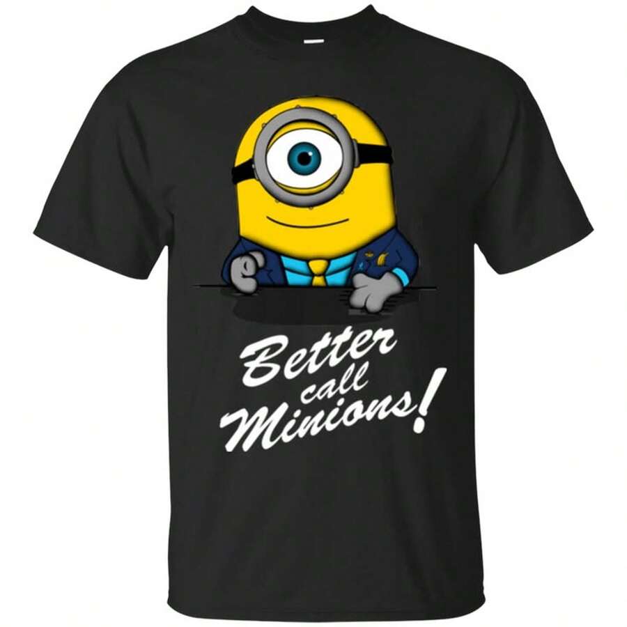 [Universal Tshirt]BETTER CALL MINONS T-SHIRT - Black - View 1