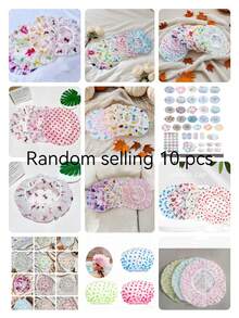 [High Quality Thickened & Oversized Shower Cap]Adjustable Printed Shower Cap, Reusable, With Elastic Band, Suitable For Women's Spa & Hair Salon Use - Thickened version - View 19
