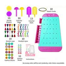 Kids Friendship Bracelet Making Kit, Easy Braiding Loom Craft Set, Screen-Free Creative Activity, Ideal Birthday Christmas Easter Gift For Girls - Multicolor - View 14