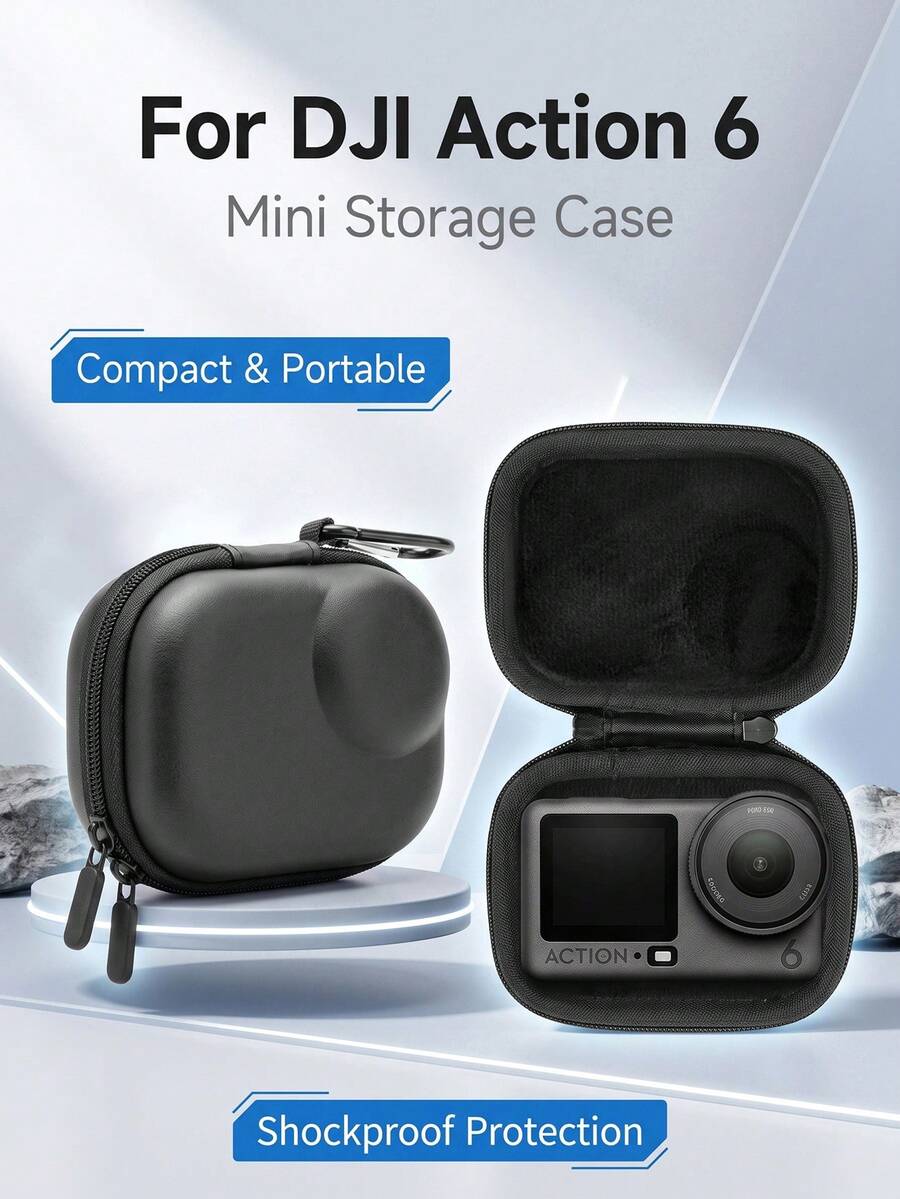 Portable Storage Case For Action 6 Action Camera, Mini Body Box For Osmo Action 6 - View 1