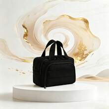 1pc Lightweight Mommy Bag, Stroller Hanging Bag, Large Capacity Compartments With Dual Openings, Suitable For Baby Bottles, Cosmetics And Travel Toiletries - Multicolor - View 10