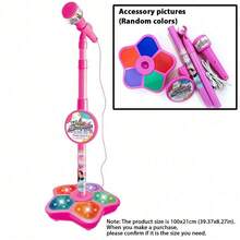 Kids Microphone With Adjustable Stand, Karaoke Toy,Bring Live Concert Fun Home, Builds Confidence & Creativity, Great Gift For Kids(Birthday/Festival - Multicolor - View 16