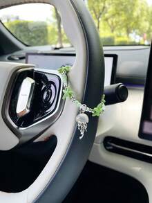 Creative Colorful Starfish Car Steering Wheel Decorative Chain, Jellyfish Pendant, Car Interior Hanging Ornament, Car Steering Wheel Decoration Accessory - Starfish - View 15