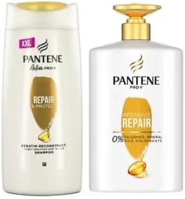 Pantene Pro-V Repair & Protect Bundle, 700ml Shampoo And 490ml Conditioner Haircare | Keratin Reconstruct, 0% Silicones - Nourishing - View 1