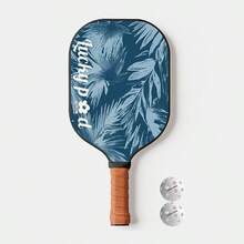 Bộ vợt Pickleball nhẹ cho người lớn và người mới bắt đầu, gồm 2 bóng, vợt Pickleball họa tiết thời trang, quà tặng thể thao - Màu xám đen - Xem 12