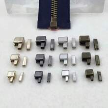 5組/批 金屬修補拉鍊止口 開口式拉鍊止口 DIY縫製拉鍊配件 衣物更換套件 - E-混合色 - 查看 1