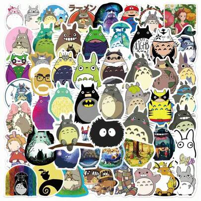 Spin Master 1set/50pcs 2026 Fun Green Hairy Mouse Stickers, Suitable For Anime Collectors, DIY Decorative Stickers, Anime Conventions, Birthday Parties, Back To School, And Holiday Gifts. Prizes Can Be DIY And Given To Friends And Family At Will(Random Style)