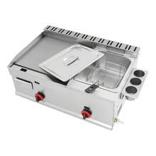 Commercial Deep-Frying Machine Large-Capacity Deep-Frying Machine Deep-Frying Machine With Grill Griddle - 1PCS - View 7