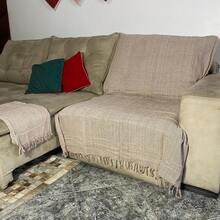 Kit Of 2 Blankets For Giant Luxury Sofa 120x210 Decorative Protective Sofa Cover - 駝色 - 查看 2