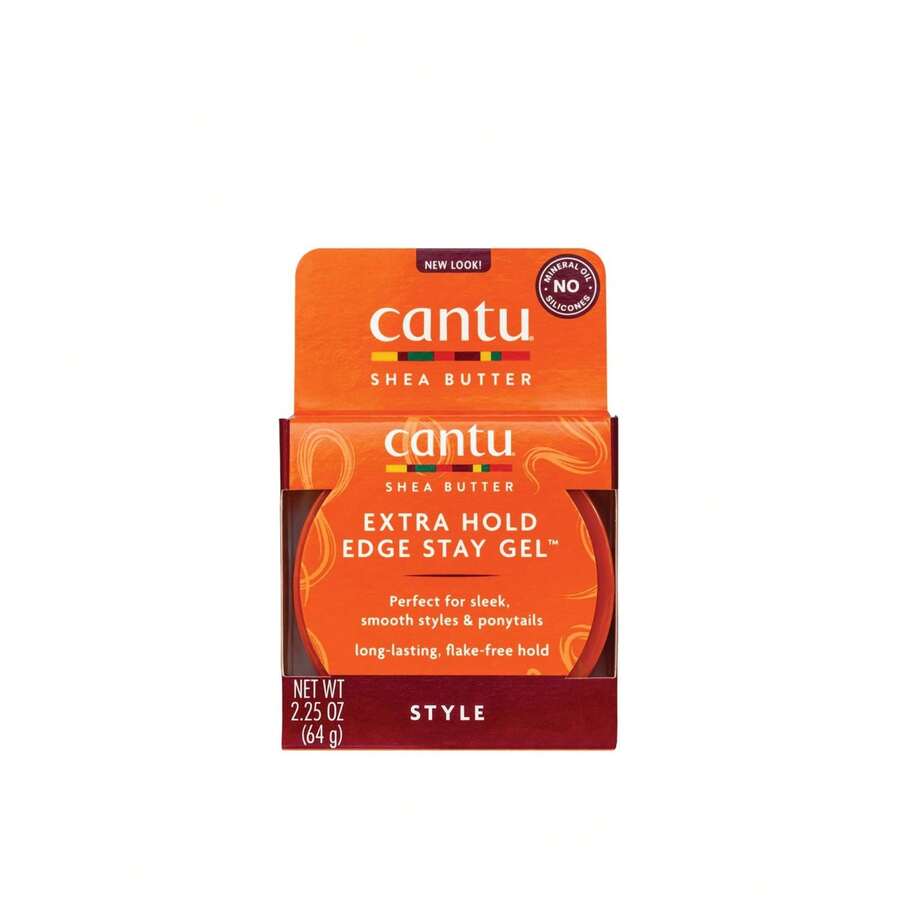 Cantu Shea Butter Extra Hold Edge Stay Gel 64g - Cream - View 1
