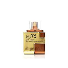 Lattafa Perfume 24 Carat Pure Gold Eau de Parfum 100ml Original Feminino - Amadeirado e Terroso - Visão 1