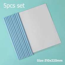 Carpeta de archivos transparente A4 para niños, bolsa de documentos impermeable de plástico reforzado, bolsa de almacenamiento para clasificación de documentos de oficina, paquete de 5. - Rosa - Ver 9