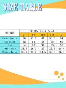 Tween Boy Drawstring Waist Letter Graphic Casual Daily Travel Sports Long Pants - Multicolor - View 6
