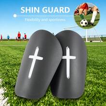 1 Pair - Newly Upgraded Larger Football Shin Guards, Reliable Protection, Reduces Impact On Lower Legs During Collisions, Football Match Shin Guards - Multicolor - View 7