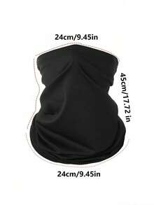 1pc Large Women's Balaclava Hat, One-Piece Knitted Hat Scarf, Versatile Casual Knitted Hat, Warm Neck, Suitable For Daily Use, Applicable For Skiing, Cycling And Outdoor Sports, Unisex, Multiple Colors Available, Ski Mask - Multicolor - View 12