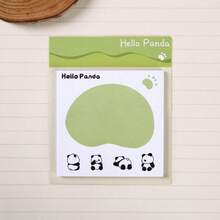 1pc Cute Cartoon Panda Pattern Sticky Notes, Writable Self-Adhesive Mini Notepad, Portable Memo Paper Suitable For School, Office, Home, DIY Scrapbook Diary To-Do List Page Marking, Cute Gift For Panda Lovers And Students - one-size - View 18