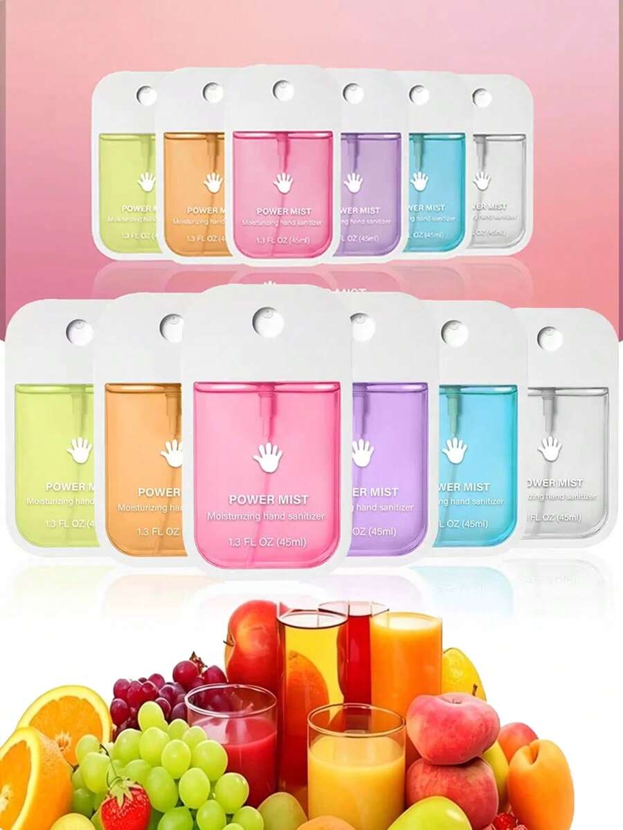 Portable Hand Sanitizer, Suitable For Travel, Outdoor Activities And Office Use, With Clip For Attaching To Bags - Multicolor - View 1