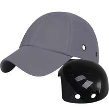 Bone com Capacete EPI Kit 10 Uni Obra Construcao Seguranca Casquete Reparo Conserto Trabalho Protecao Resistente - A - Visão 4